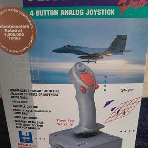 PC Flight Force 4 button analog joystick